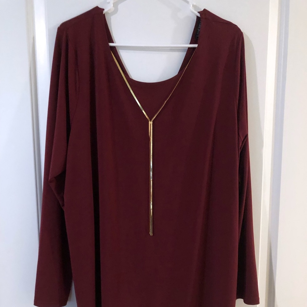 Long sleeve Lane Bryant dress shirt
